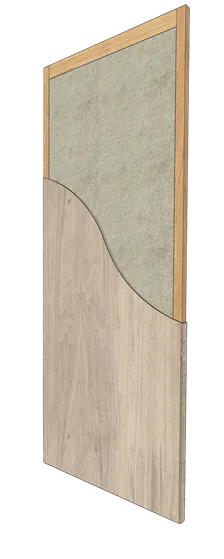 Render del modelo Puerta para playa